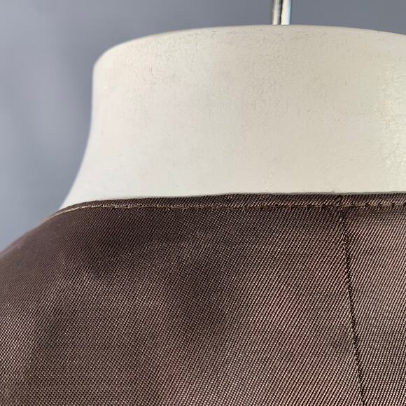 JOSEPH ABBOUD Size 42 Regular Brown Wool V-Neck Vest - Picture 4 of 10